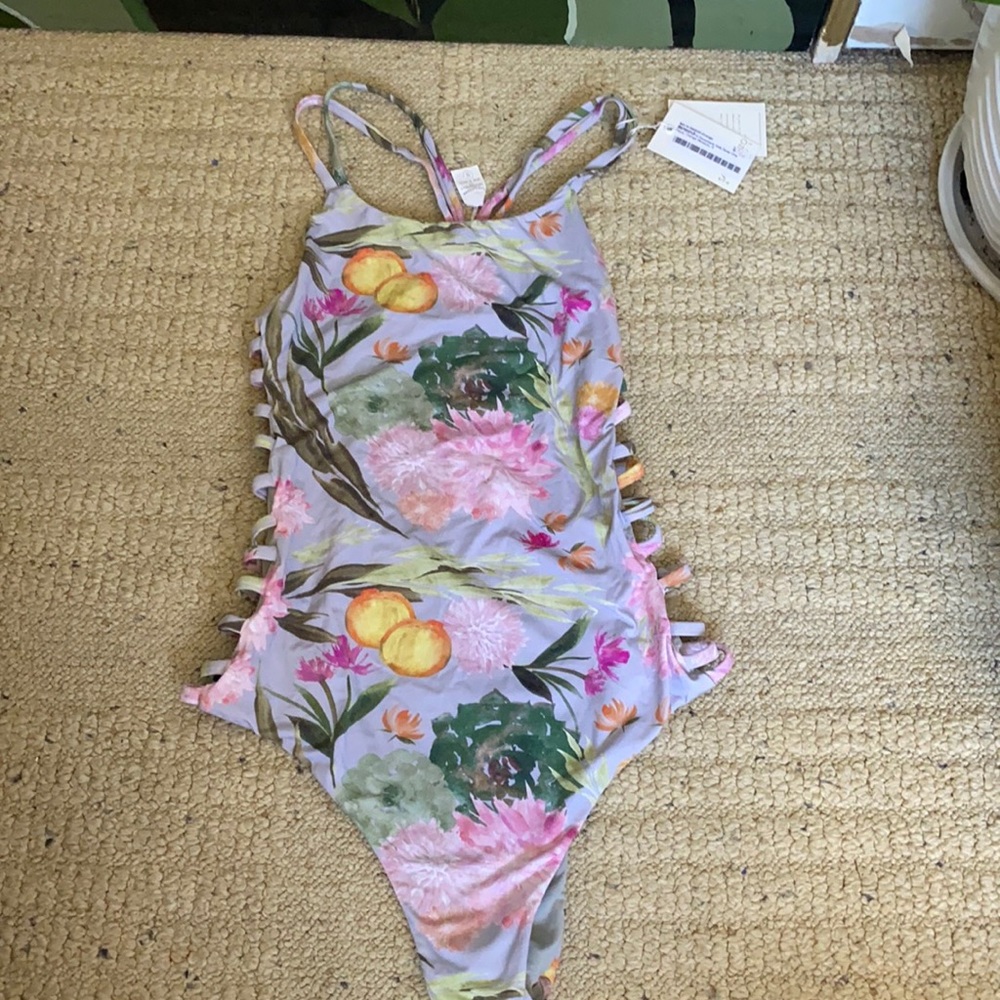 San Lorenzo orange blossom reversible one piece